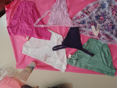 Mally's photo of the Logo Cotton High-Leg Micro Thong Panty. Photo 1 of 1. Review Image shared by Mally