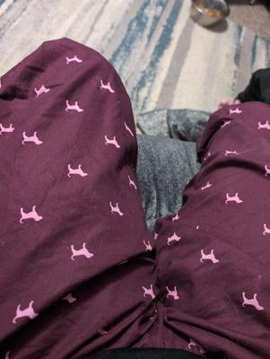 Megan's photo of the Boyfriend Boxer Pajama Pants. Photo 1 of 1. Review Image shared by Megan