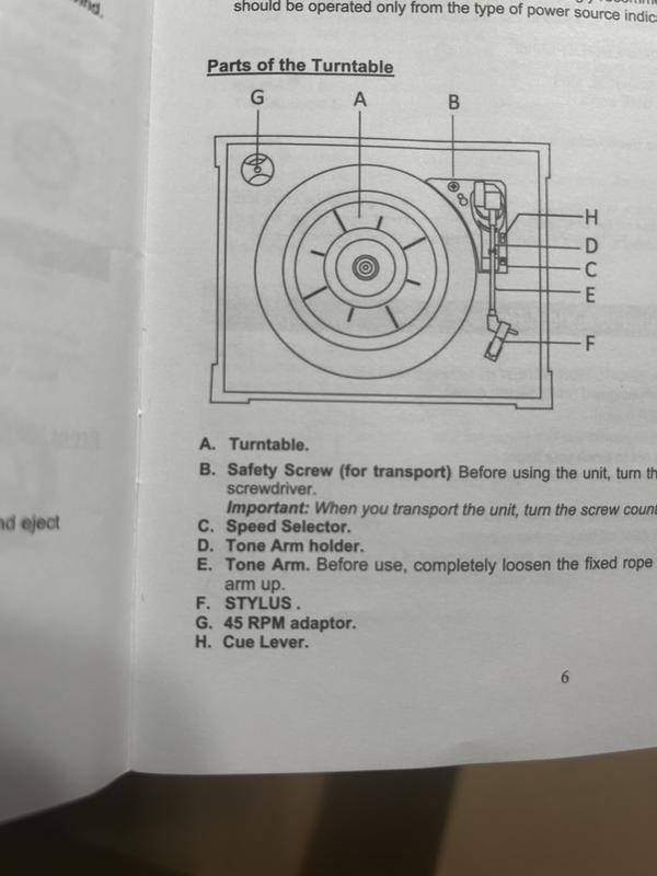 Non working, Non existent cue lever per support