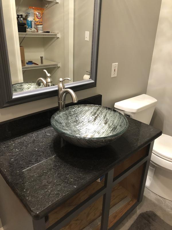 Titanium Grey Vessel sink