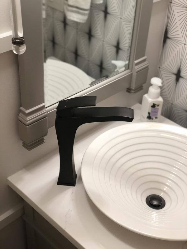 VIGO Blackstonian Vessel Bathroom Faucet