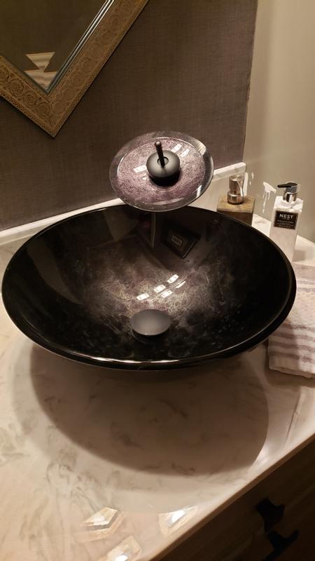 VIGO Blackstonian Vessel Bathroom Faucet VIGO Blackstonian Vessel Bathroom Faucet