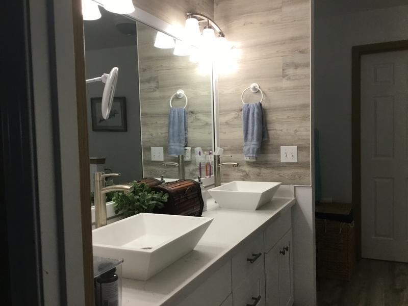 Our updated bathroom