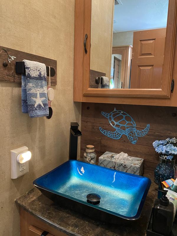 Centrepiece of my tiny rv bathroom.