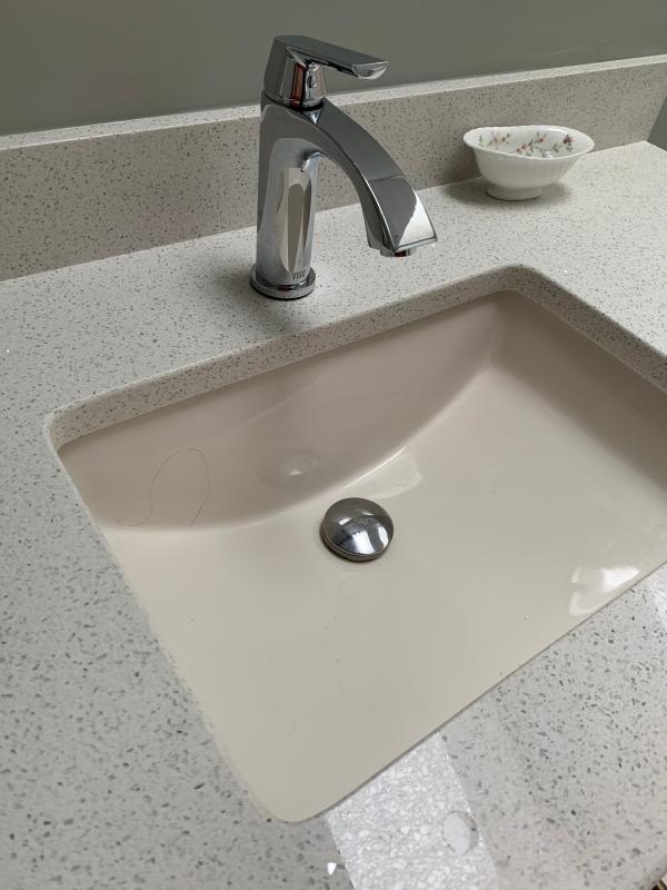 Our new master bathroom sink faucet
