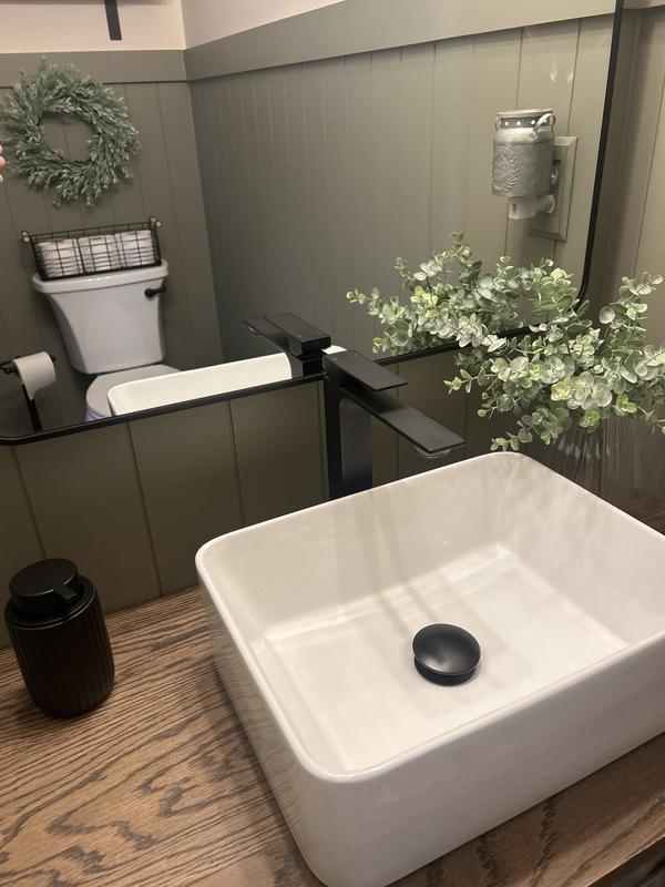 New vanity with faucet