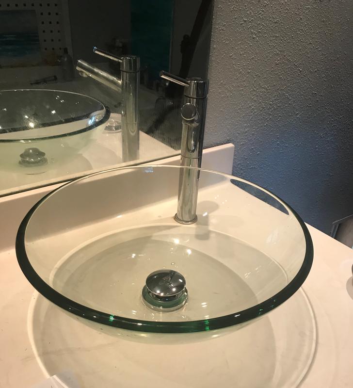 Beautiful sink! Better in person than on the website!! Love my choice!!