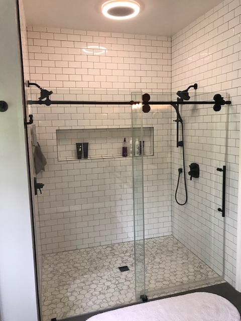 Small Bathroom Shower Door Installation Frameless Shower Doors Glass Shower Enclosures Small Bathroom With Shower