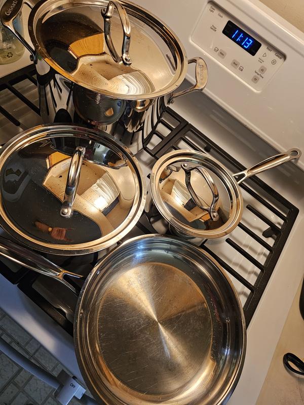 Viking 7-Ply Titanium 10-Piece Cookware Set with Metal Lids