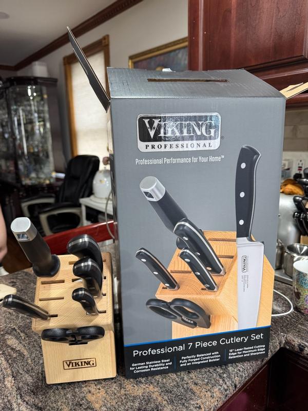 ファインエッジプロ 7ピースナイフセット ハードウッドブロック付き