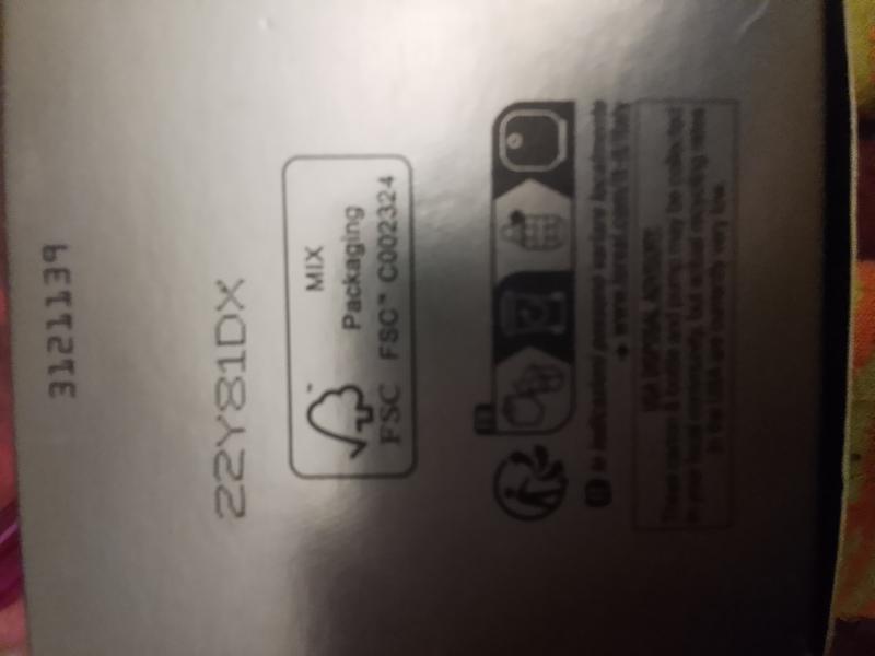 Box and batch code.