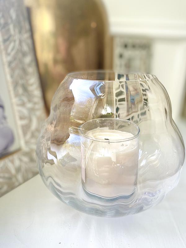 Crystal hurricane lamp
