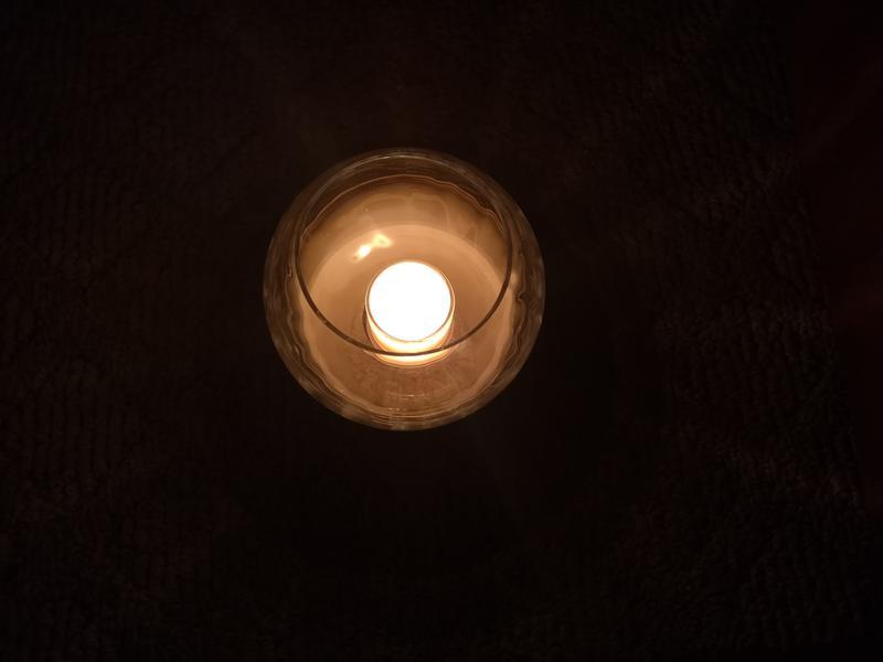 Beautiful hurricane lamp