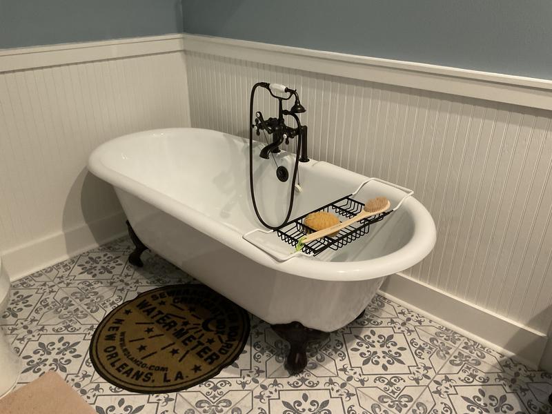 Cambridge Cast Iron Deck Mount Clawfoot Tub Package | VTB