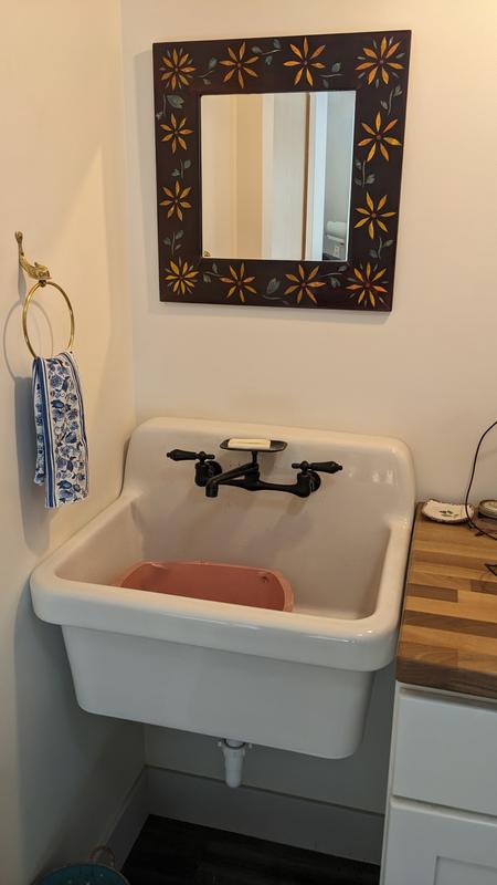 Wall Mount Utility Bathroom Sink Faucet | Vintage Tub & Bath