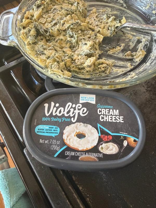 Supreme Cream Cheese – With Chives: Dairy Free & Vegan | Violife