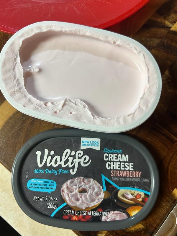 Supreme Cream Cheese Strawberry: Dairy Free | Violife