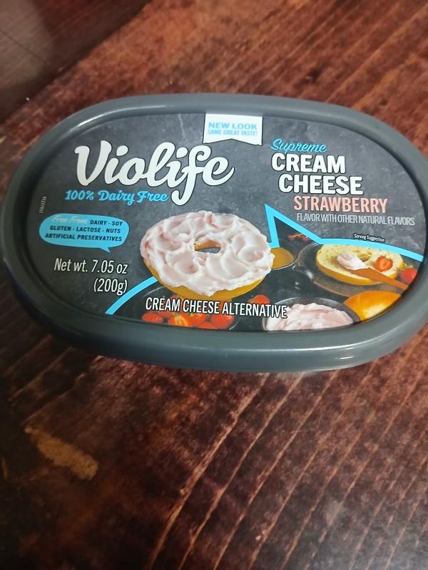 Supreme Cream Cheese Strawberry: Dairy Free | Violife