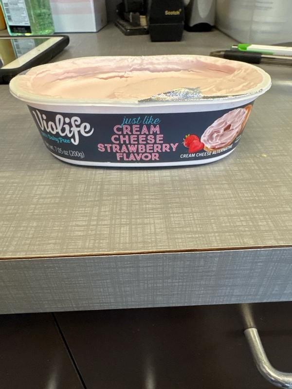 Supreme Cream Cheese Strawberry: Dairy Free | Violife