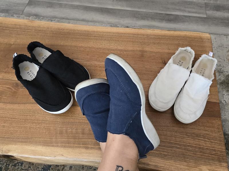Customer photo for "A beachy style slip on with arch support"