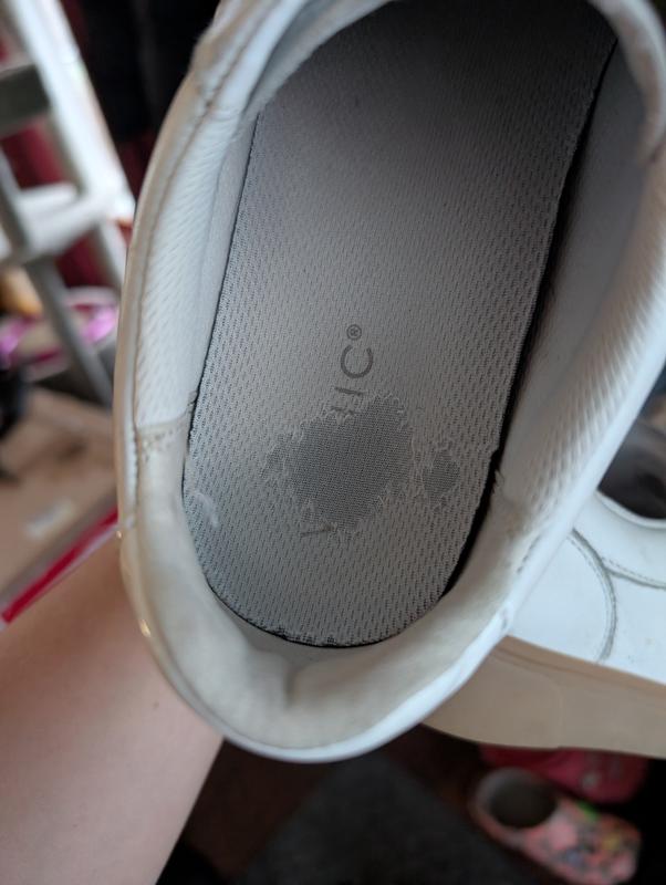 The included insole after 4 months of wear