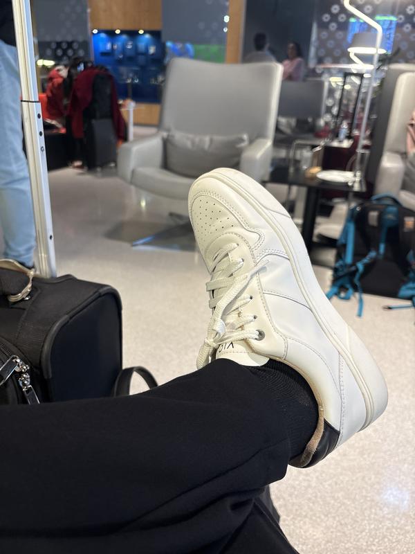 Still white at the end of the trip!