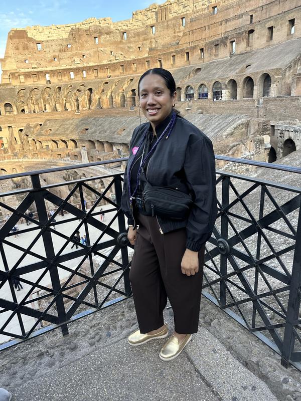 Walking the Coliseum in Rome!!