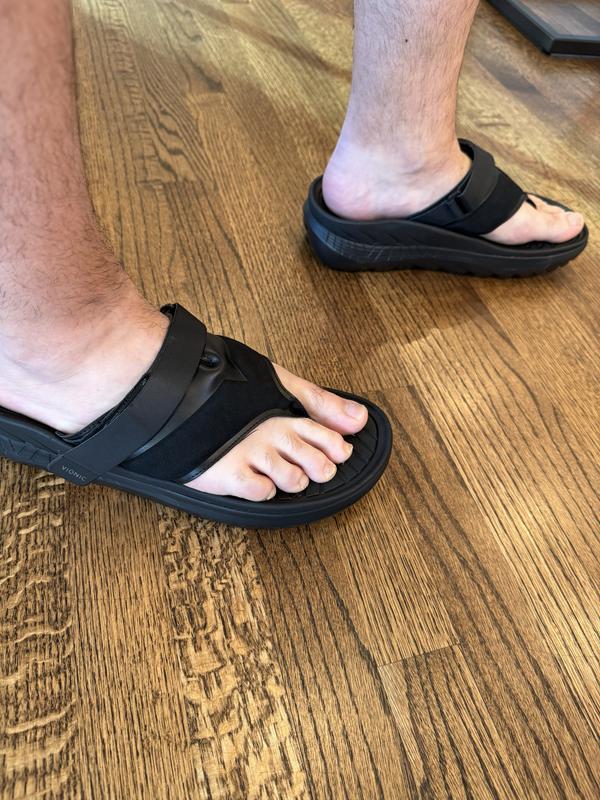 Customer photo for "A Great Recovery Sandal!"