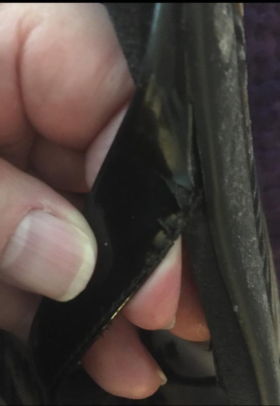 Sides tearing away from sole