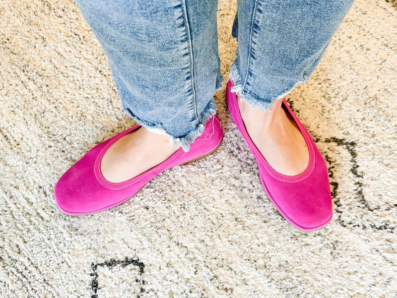 Customer photo for "Soft Ballet Flats"