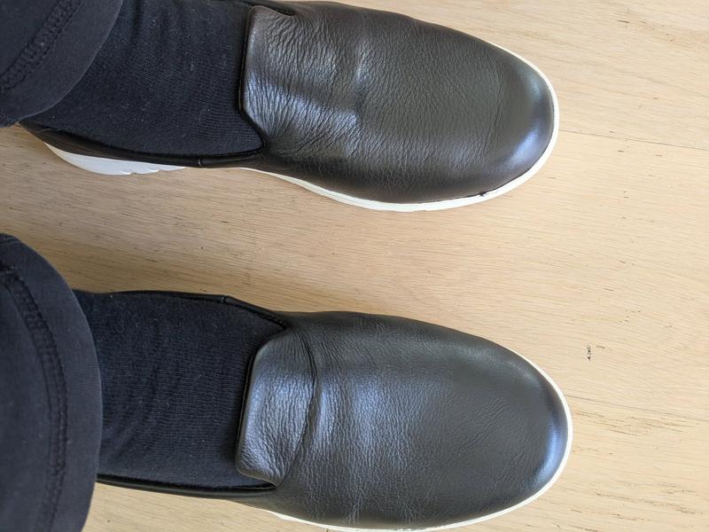 Crease in shoe causes them to look worn