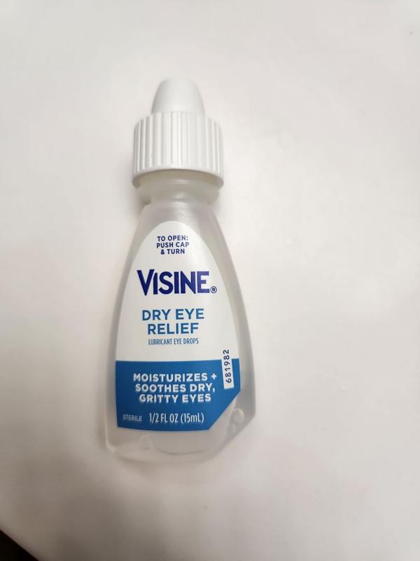 VISINE Dry Eye Relief Lubricant Eye Drops | VISINE