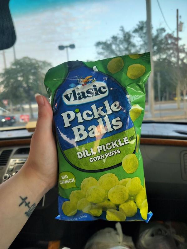 Pickle Balls - Dill Pickle Flavored Corn Puffs | Vlasic Pickles
