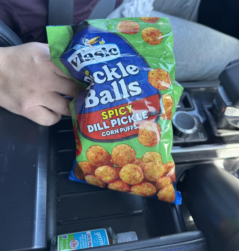 Spicy Dill Pickle Flavored Corn Puffs | Vlasic Pickles