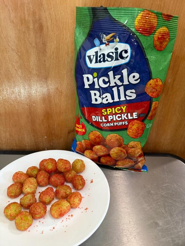 Spicy Dill Pickle Flavored Corn Puffs | Vlasic Pickles