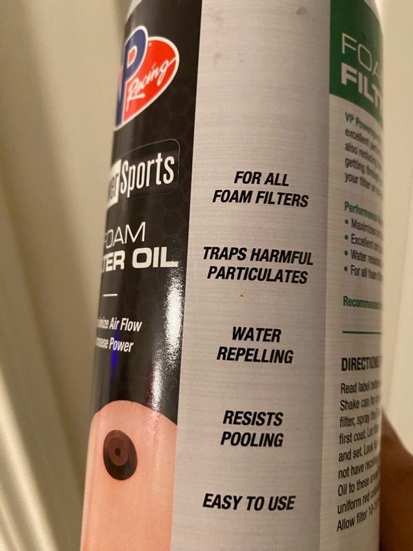VP Racing Fuels Powersports Foam Filter Oil Aerosol 13oz 2917