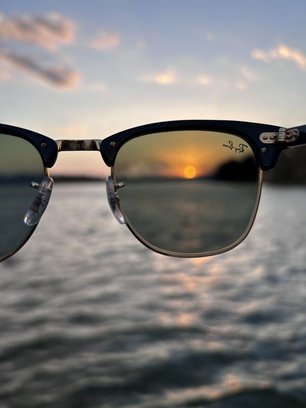 Rayban RB3016 Clubmaster サングラス ブルー Ray-Ban RB3016 Clubmaster Sunglasses | Prescription and Non