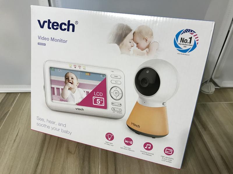 Vtech Vm5254 Vtech Digital 5 Video Baby Monitor With Nightlight In The Baby Monitors Cameras Department At Lowes Com