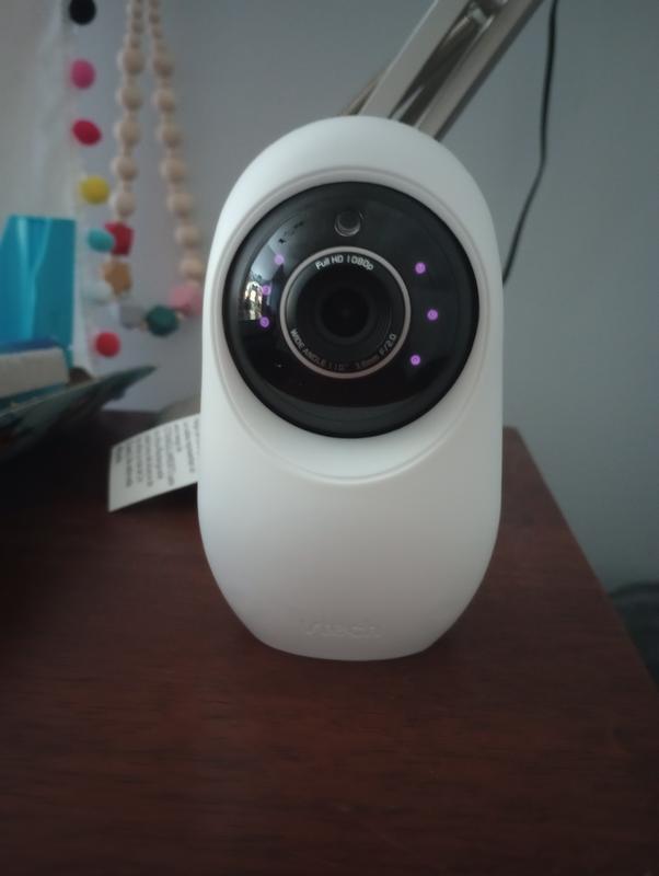 front of baby camera
