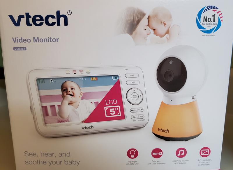 Vtech Vm5254 Vtech Digital 5 Video Baby Monitor With Nightlight In The Baby Monitors Cameras Department At Lowes Com