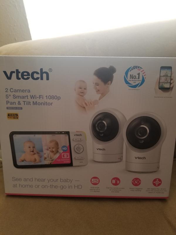 Vtech Rm5764 2hd Vtech 5 Digital Video Monitor With Remote Access And 2 Cameras In The Baby Monitors Cameras Department At Lowes Com