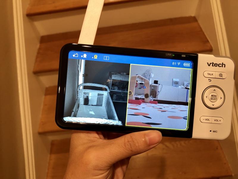 Vtech Rm5764 2hd 5 Inch Color Lcd Smart Wi Fi Baby Monitor With 2 Cameras Bed Bath Beyond