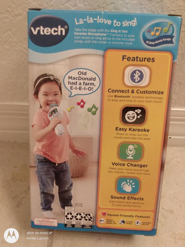 NEW VTech Sing It Out Karaoke Microphone With Wireless