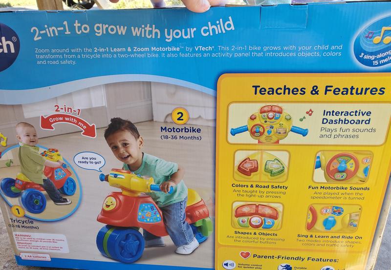 VTech 2-in-1 Learn Zoom Motorbike English Edition Babies R