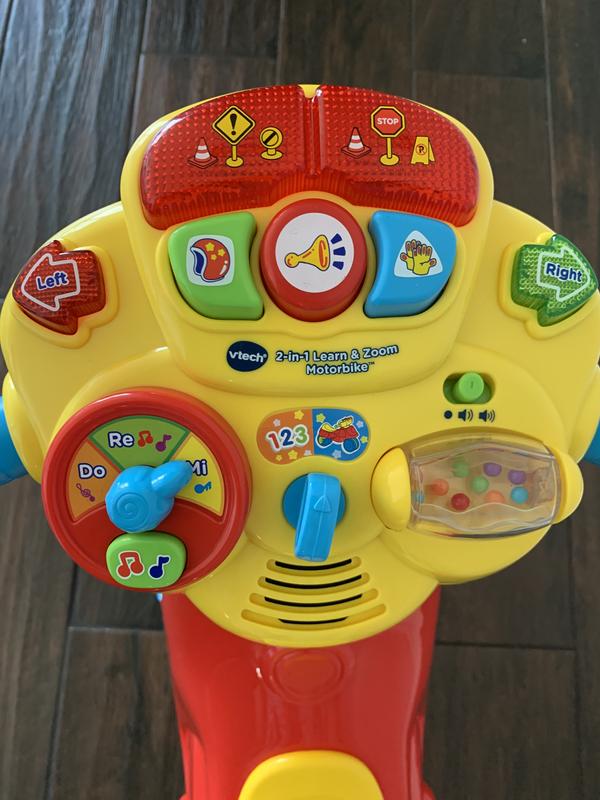 Vtech learn best sale & zoom motorbike