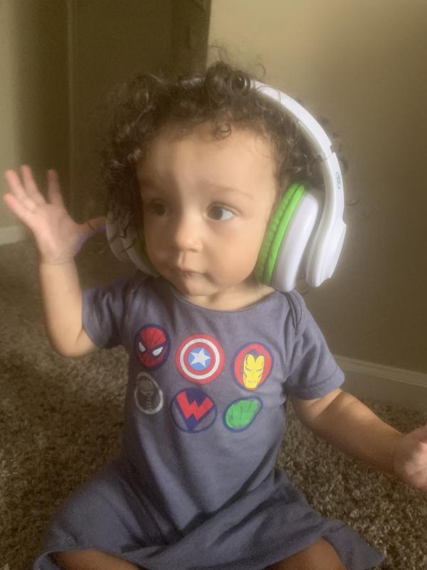 Look at him in his headphones