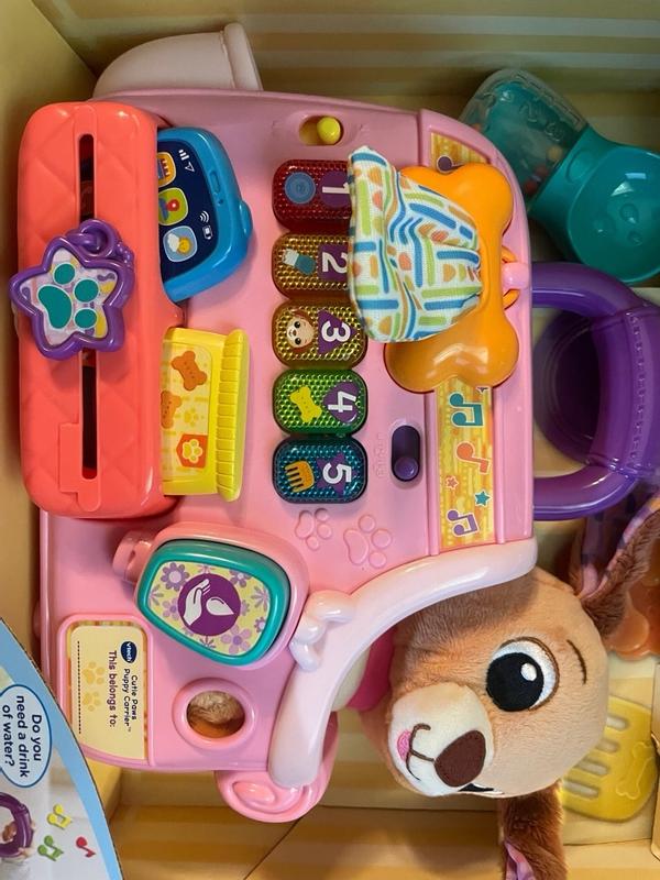 Carrier, Blue VTech 80-560600 Cutie Paws Puppy Carrier English