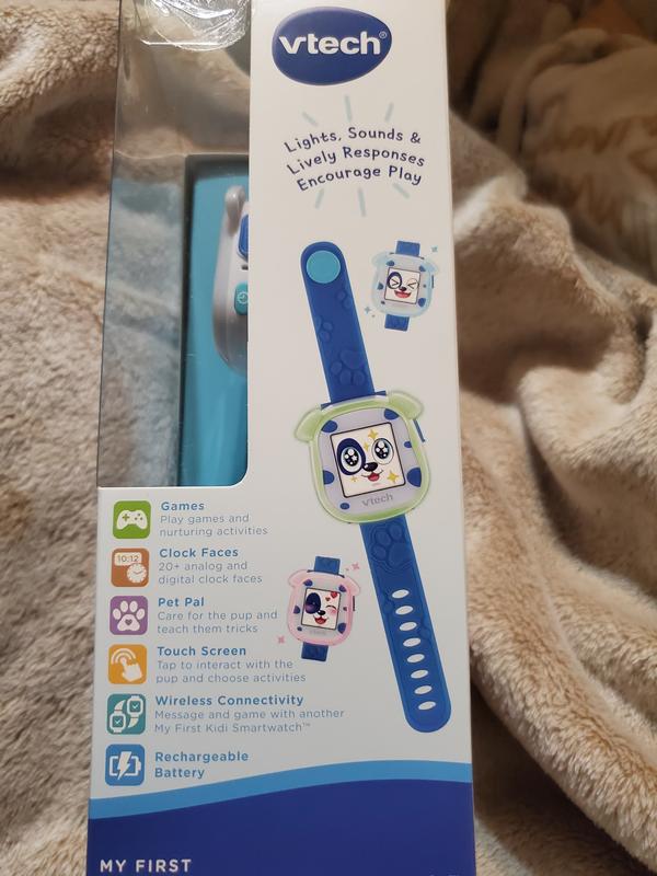 Vtech Kidi Watch has Games Clock Faces Touch Screen