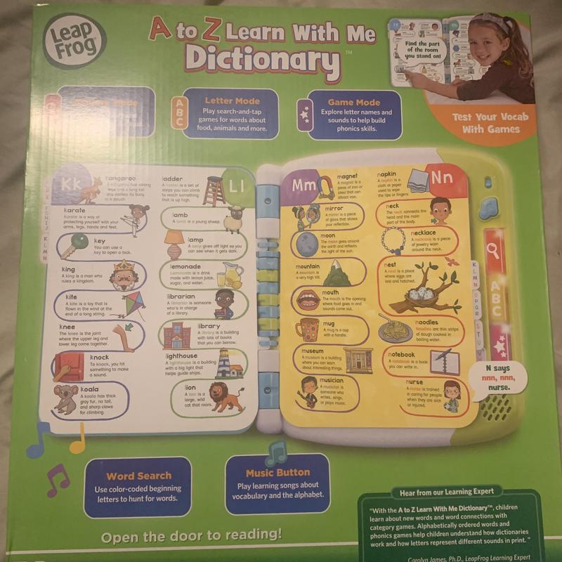 VTech LeapFrog A to Z Learn With Me Dictionary - Macy's