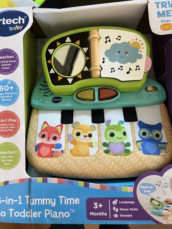  VTech 3-in-1 Tummy Time to Toddler Piano : Toys & Games